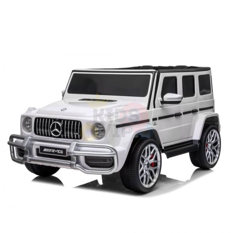 KidsVip Exclusive Mercedes Benz G Series 2-Seater 24V Kids Ride-on Truck, Eva Wheels, Leather Seats, Light-up Logo, 4WD,BT, RC +Assembly and 2 Years Warranty image 2
