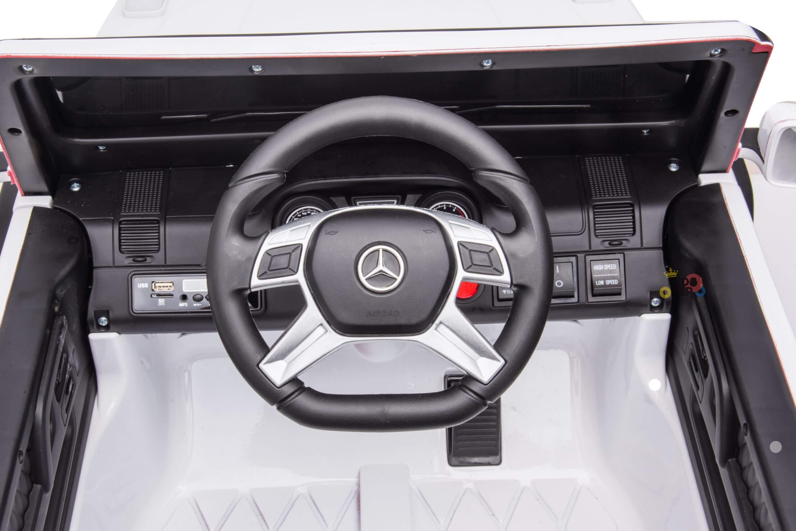 12V Complete Edition 6X6/6WD Mercedes Benz AMG G63 Ride-on Truck, EVA Wheels, Leather Seat, RC image 12