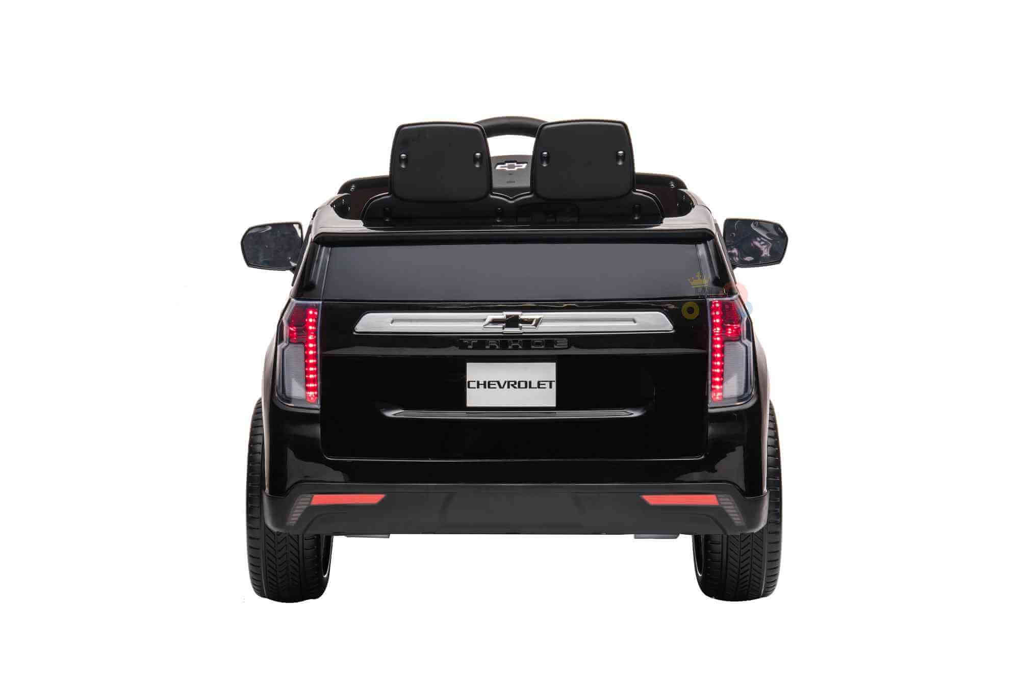 Officially Licensed Chevrolet Tahoe 1-Seater 12V Toddlers' And Kids' Ride-On Truck w/ Rubber Wheels, Leather Seats, USB, SD, MP3, BT, Parent RC - KIDS VIP image 5