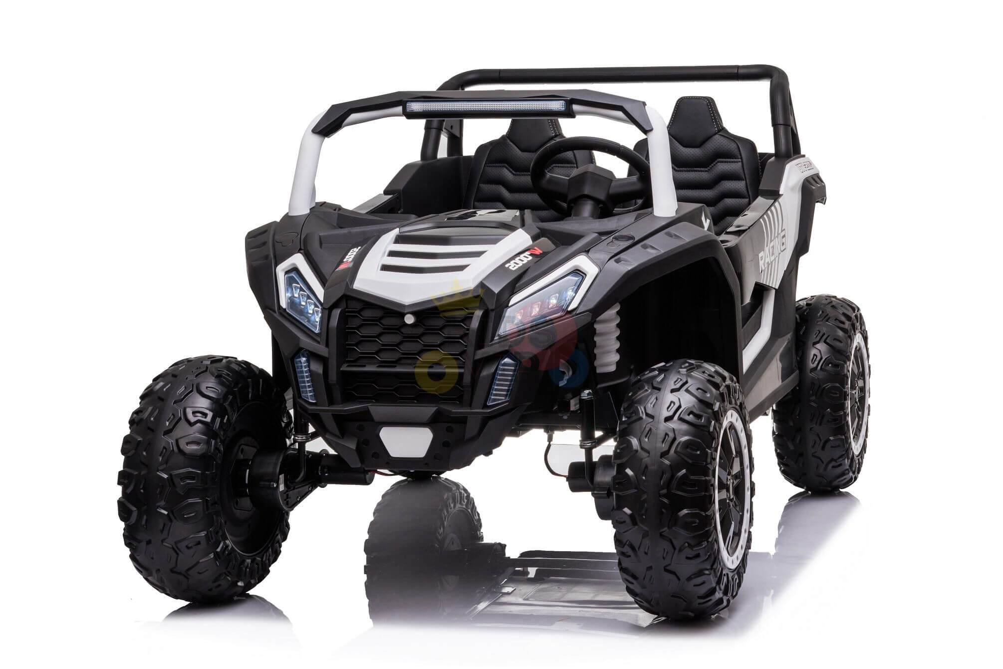 2 Seater XXL Edition Blade BT 24V/4WD Kids Exclusive Buggy/UTV With Rubber Wheels, Leather Seats image 13