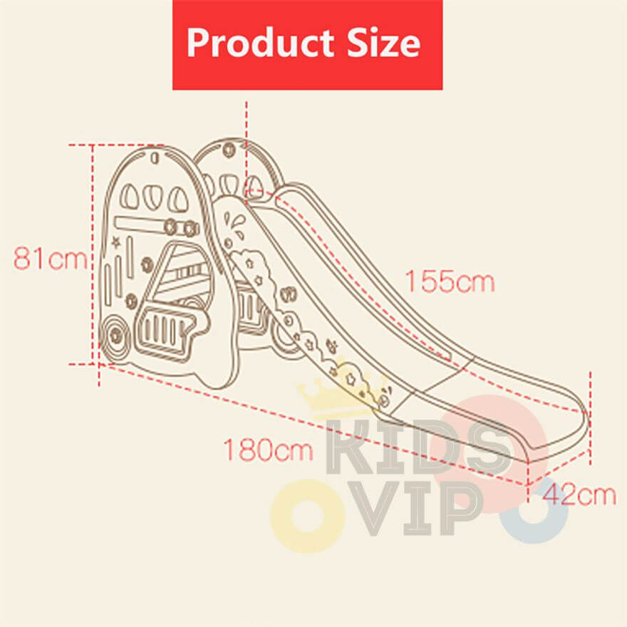 Kids and Toddlers Indoor/ Outdoor Slide with Ball frame Car Edition image 7