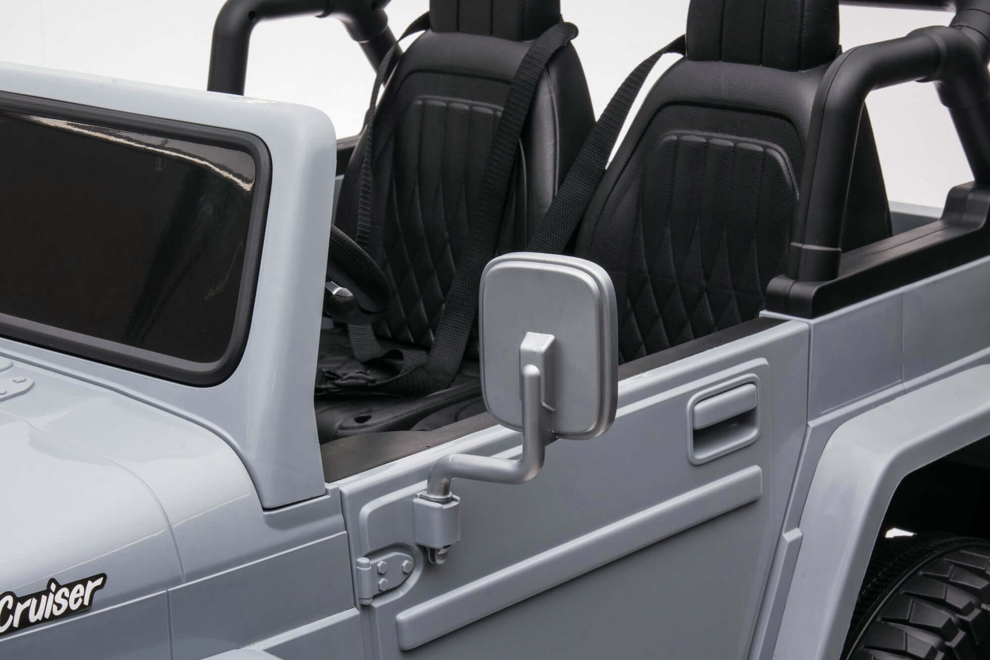 Grey 2-Seater Premium Edition Toyota 24V / 4x4 Truck for Kids, RC image 3