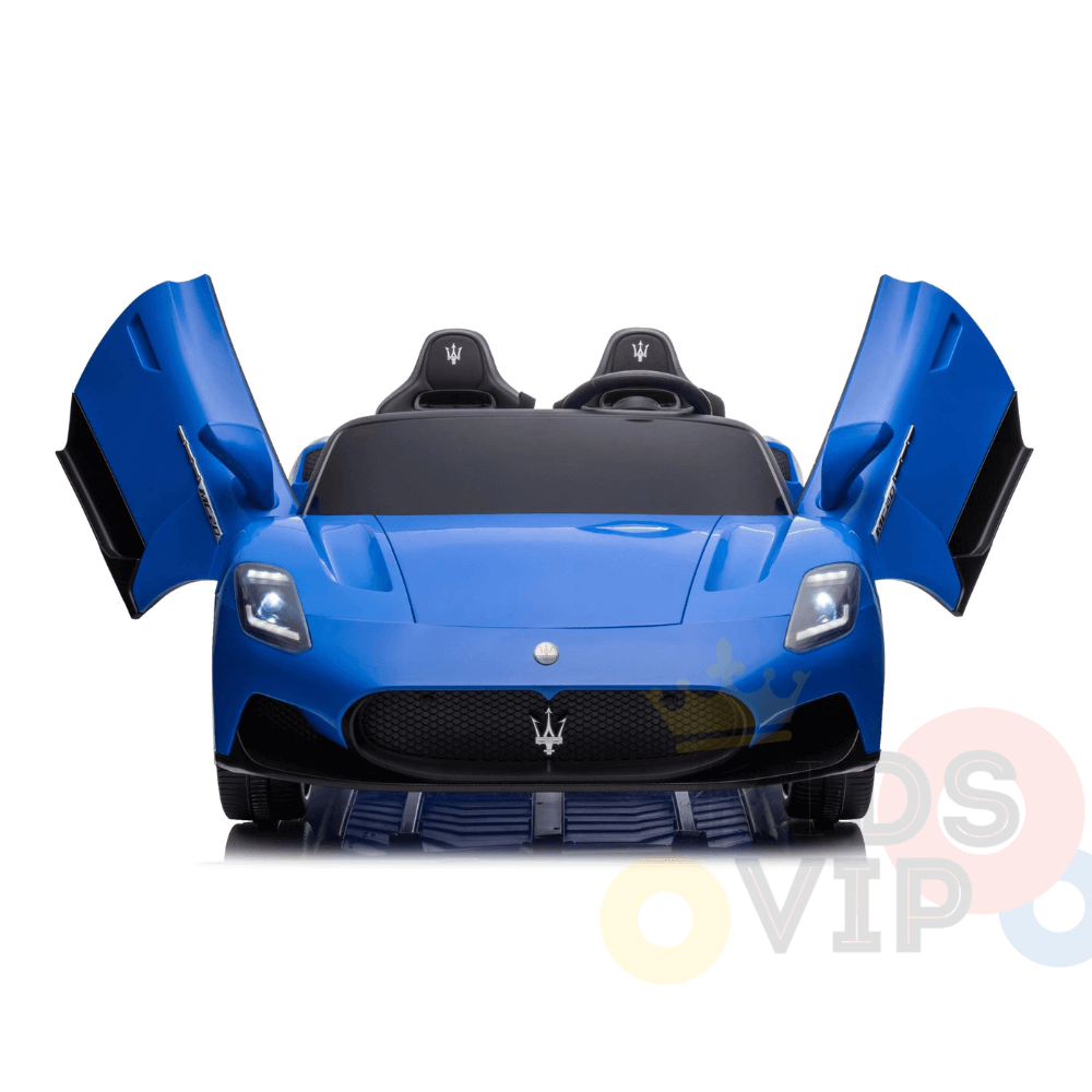 KidsVIP Licensed 24V Maserati MC20 Car for Kids W/ RC, Rubber Wheels, Music Input, Leather Seats, 4WD image 5
