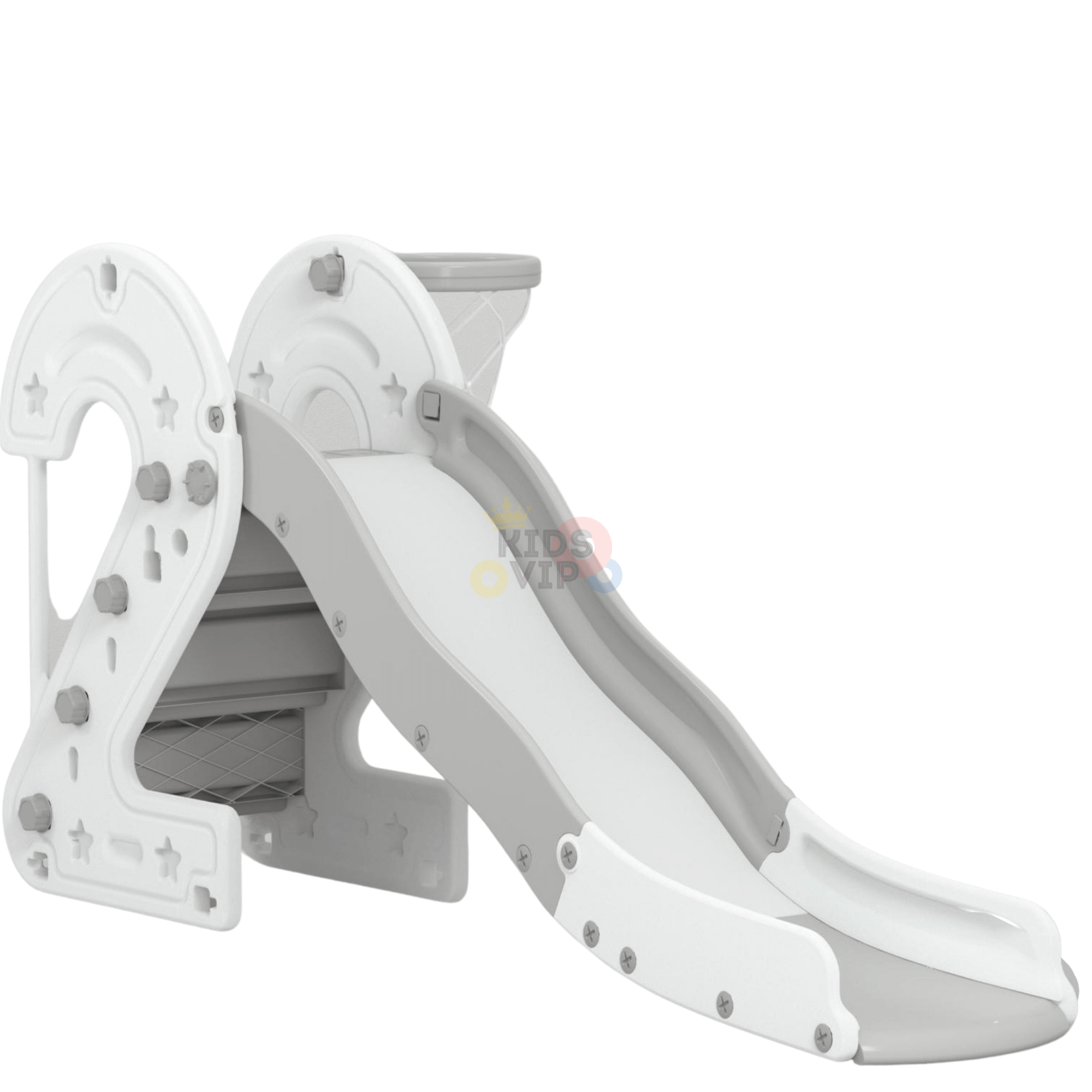 Indoor / Outdoor Number Edition Slide with Full Step and Basketball Ring for Toddlers and Infants image 5