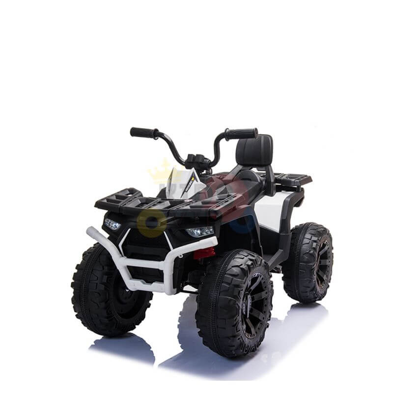 Titan Edition 24V Kids' Ride-On Quad ATV With Rubber Wheels, Leather Seat, MP3 and USB image 15