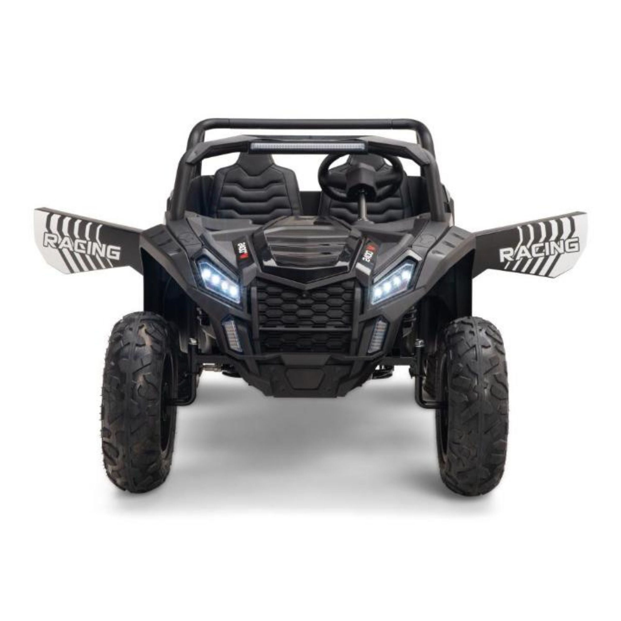 Black Heavy Duty Blade XR Edition 2-Seater 24V/180W Ride-On Buggy, Brushless Motor, Inflatable Tires, No RC image 15
