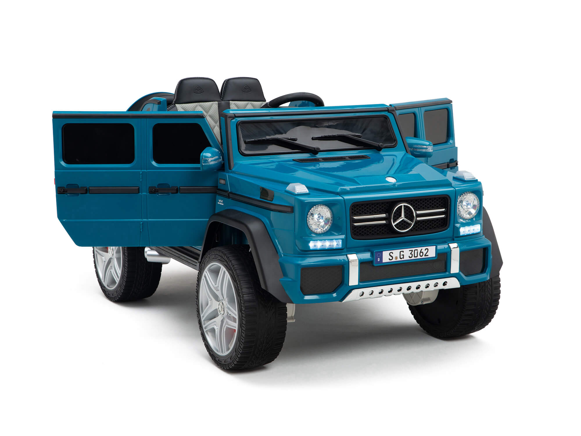 Luxury 4WD Edition Mercedes Maybach G650s 12V Ride On Car for Kids With RC image 9