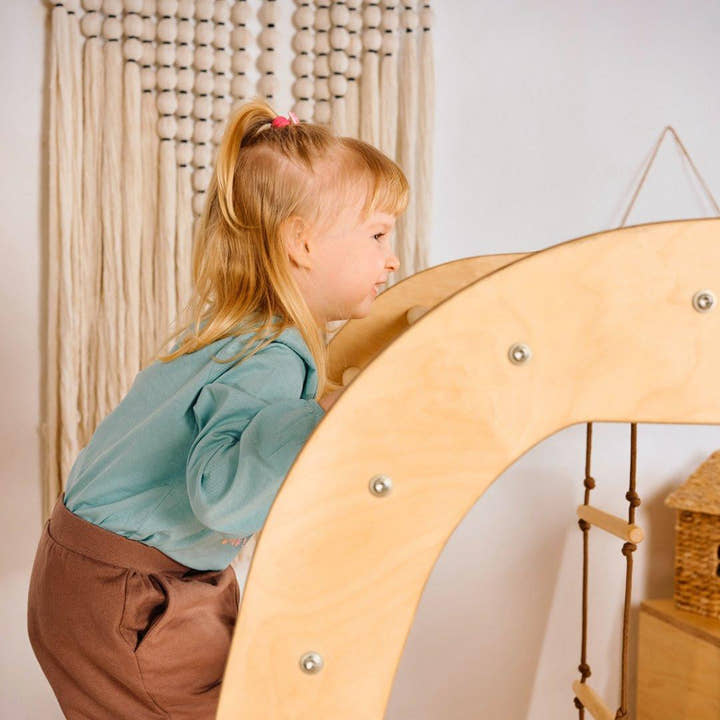 Indoor Playground for Toddlers - 7in1 Playground + Swings Set + Slide Board + Art Set.