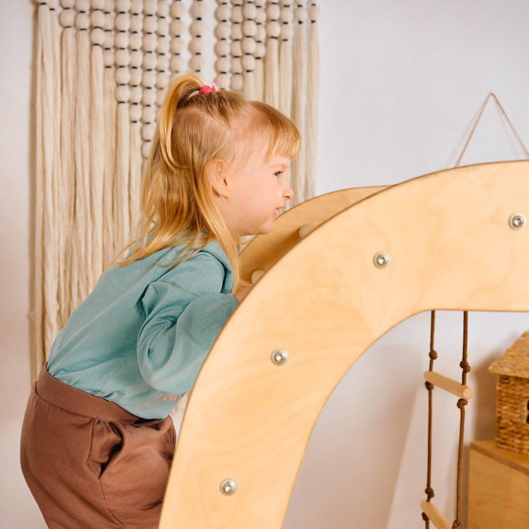 Indoor Playground for Toddlers - 7in1 Playground + Swings Set + Slide Board + Art Set.