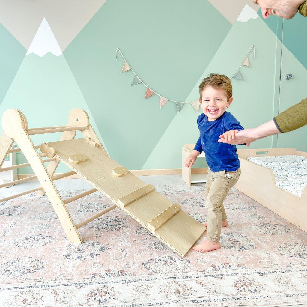 CRANBERRY CLIMBER - Montessori Wooden Triangle.