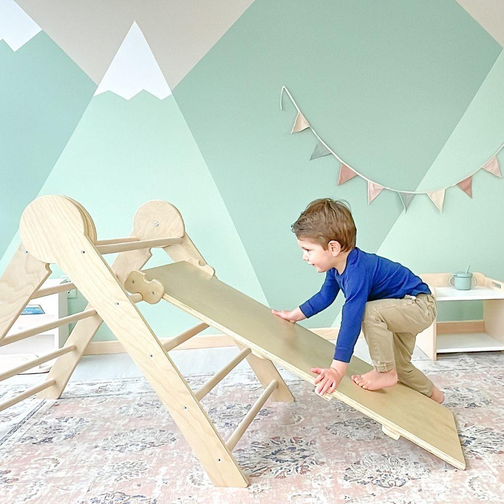 CRANBERRY CLIMBER - Montessori Wooden Triangle.