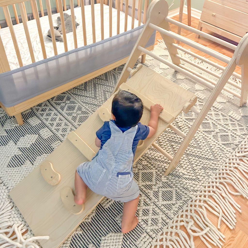 CRANBERRY CLIMBER - Montessori Wooden Triangle.