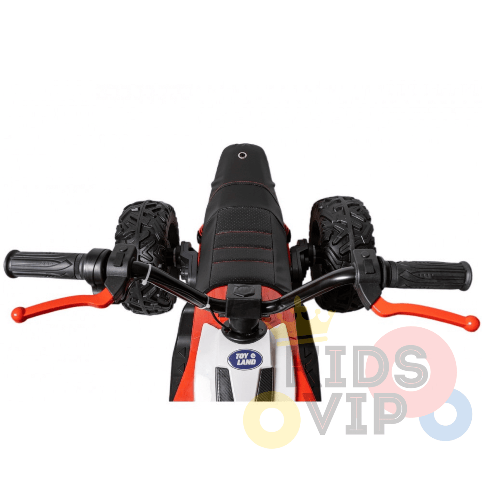 Red Sport Utility Edition 24V Ride-on Quad For Kids With Rubber Wheels, Leather Seat & Music.
