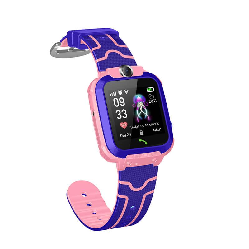 Add-On : Kids Smartwatch Set-Tracker w/GPS, Pedometer, SOS Alarm, Games, Camera, Voice Calling, Safe Zone.