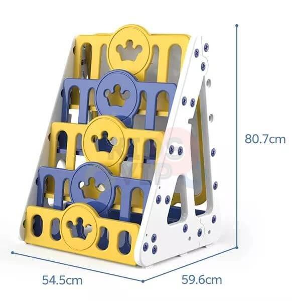 Kids' and Toddlers' Crown Edition Free Standing Bookshelf Storage / Organizer.