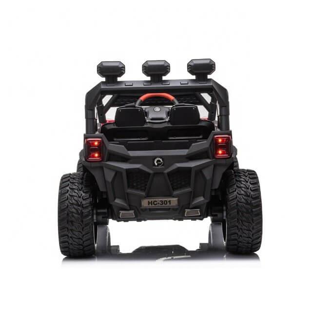 12V Blue Junior Sport Utility Kids’ 4x4 Ride-On UTV Buggy W/ Rubber Wheels, Music & RC.
