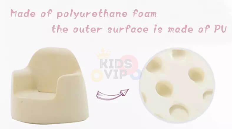 Kids' and Toddlers' Single Seat Cozy Bunny Edition Play Sofa Chair - Blue.