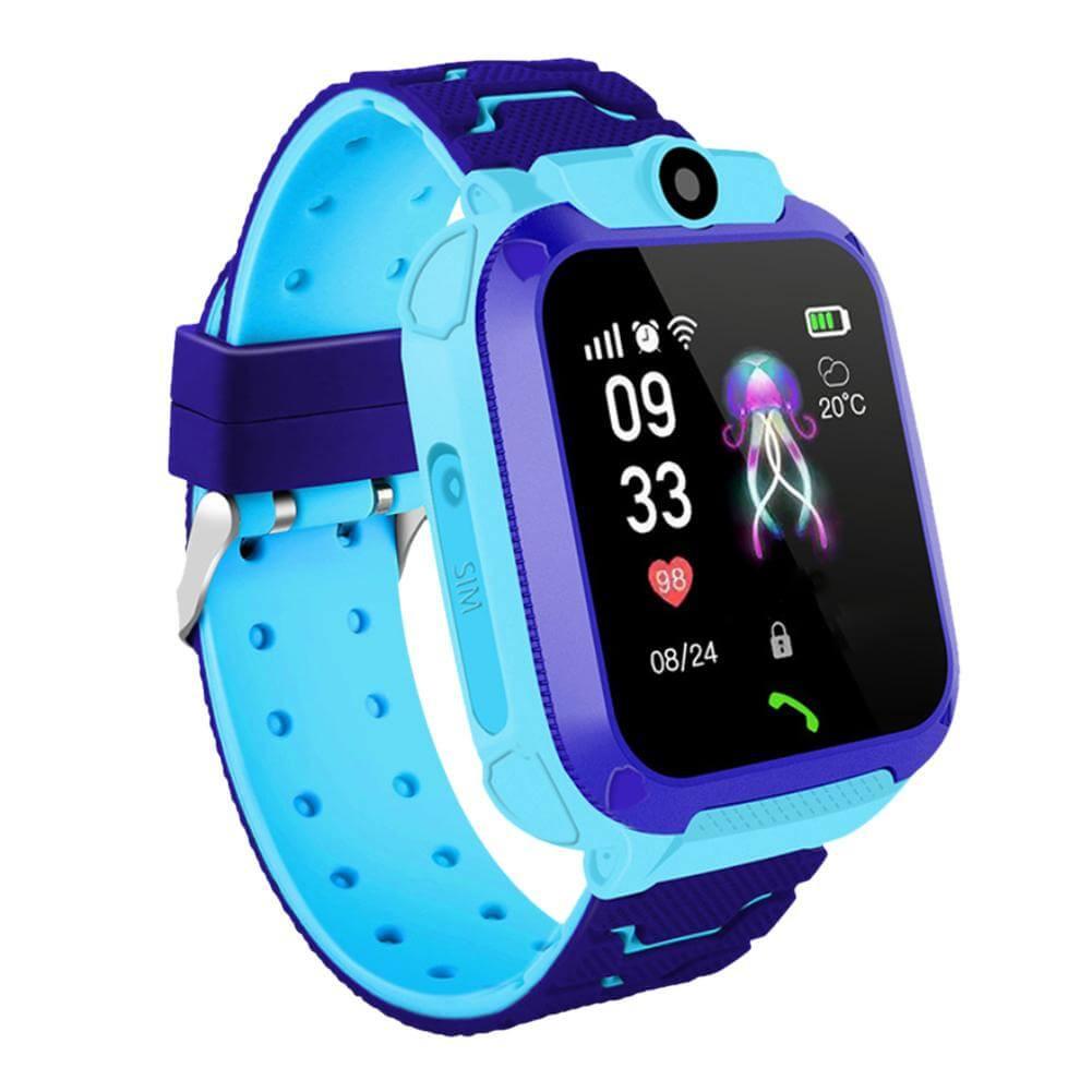 Add-On : Kids Smartwatch Set-Tracker w/GPS, Pedometer, SOS Alarm, Games, Camera, Voice Calling, Safe Zone.