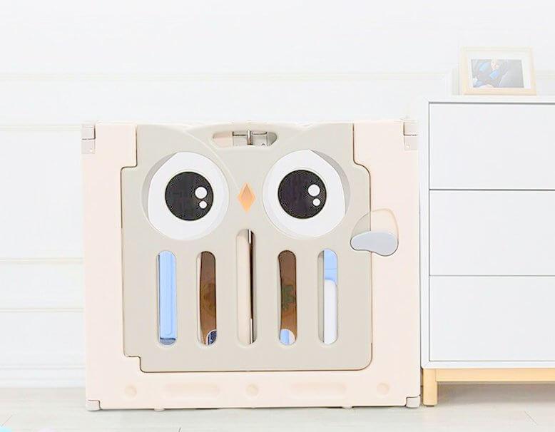 Grey 20 Panels Indoor/Outdoor Foldable Playpen, Fence, Interactive Safety Play Yard for Toddlers and Infants.