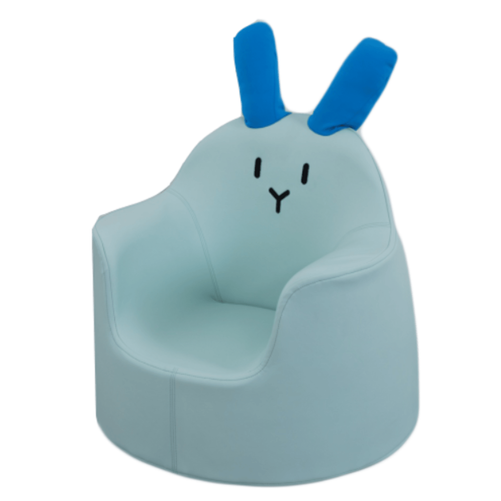 Kids' and Toddlers' Single Seat Cozy Bunny Edition Play Sofa Chair - Blue