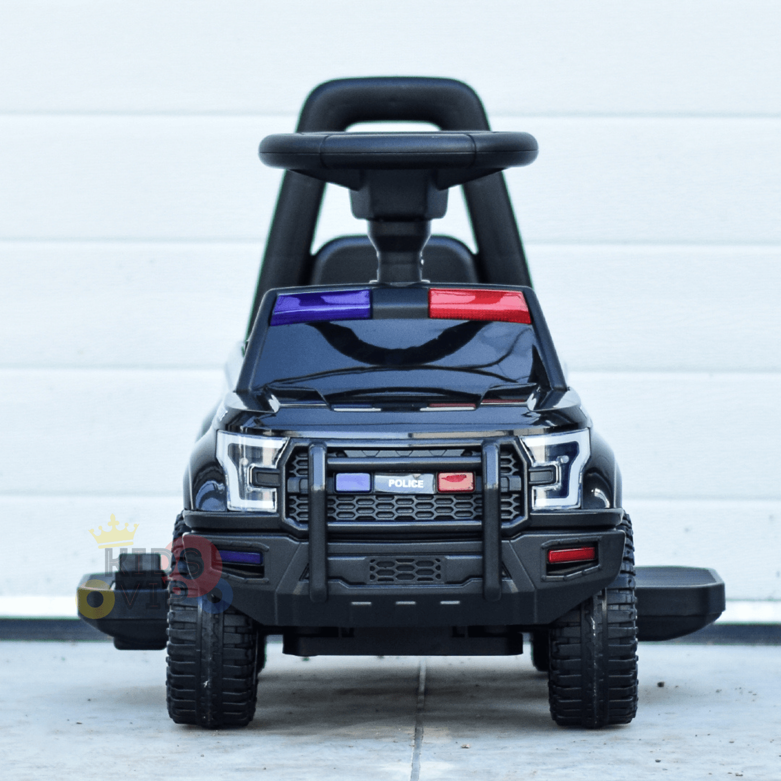 6V Ultimate 3-in-1 Toddler Police Truck W/ Bluetooth Music, Emergency Siren & Lights.