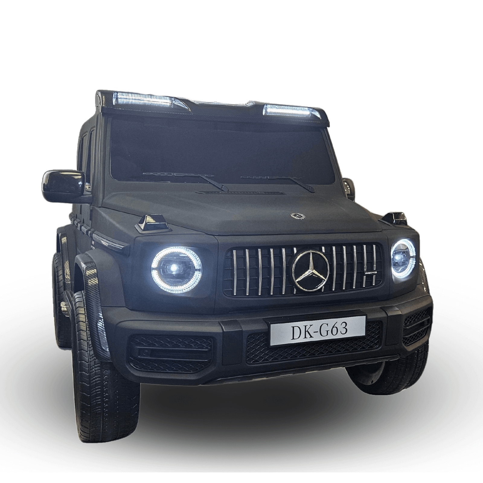 2x24V Platinum Matte Black Edition XXL 4x4 Mercedes G63 Kids' Ride on SUV W/ MP4, EVA Rubber Wheels & RC.