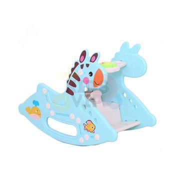 Toddlers' and Infants' Rocking Zebra Edition Chair - Blue.