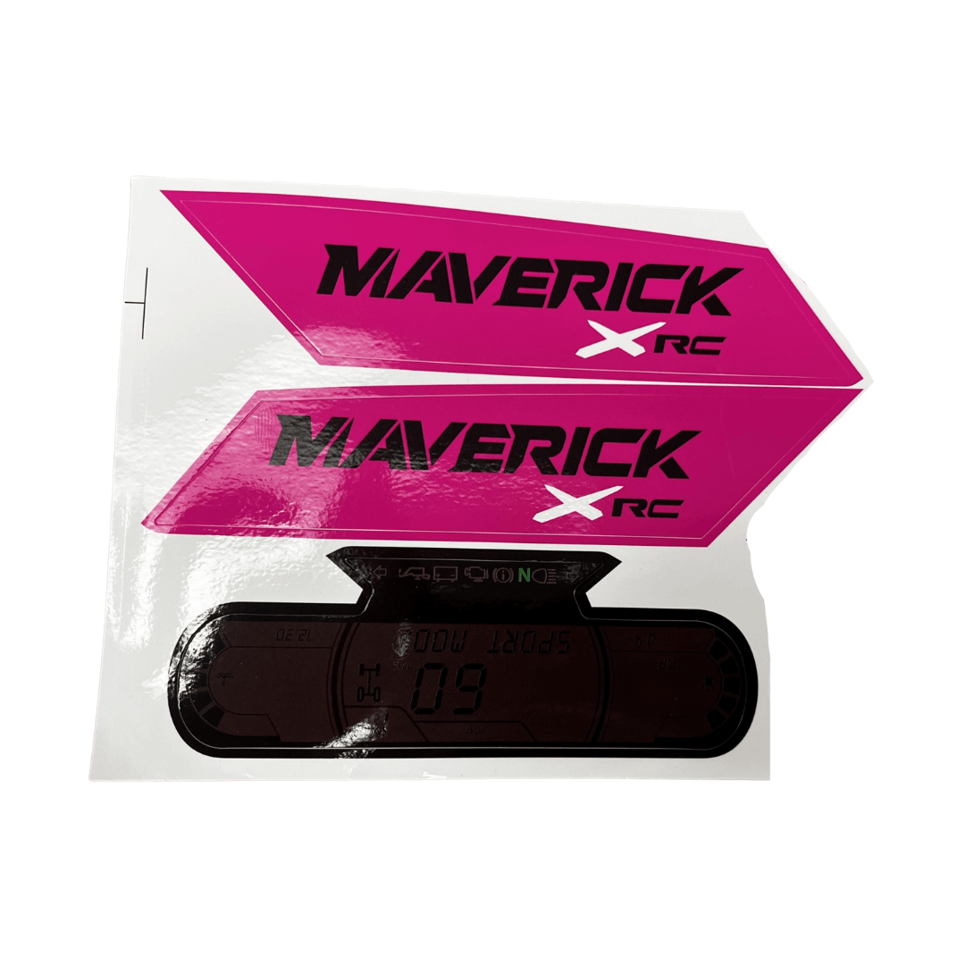 12V/24V Can-Am Maverick - Pink Stickers.