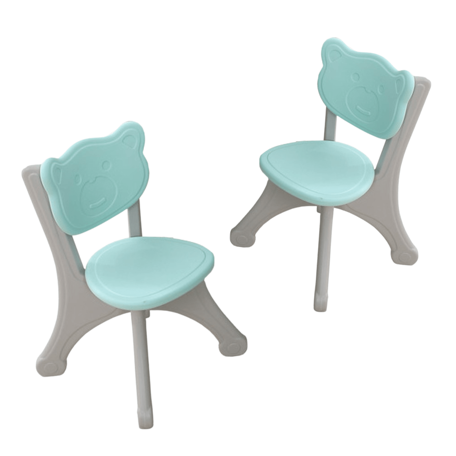 Kids & Toddlers Bear Edition Chair Set of 2 Chairs - Turquoise.