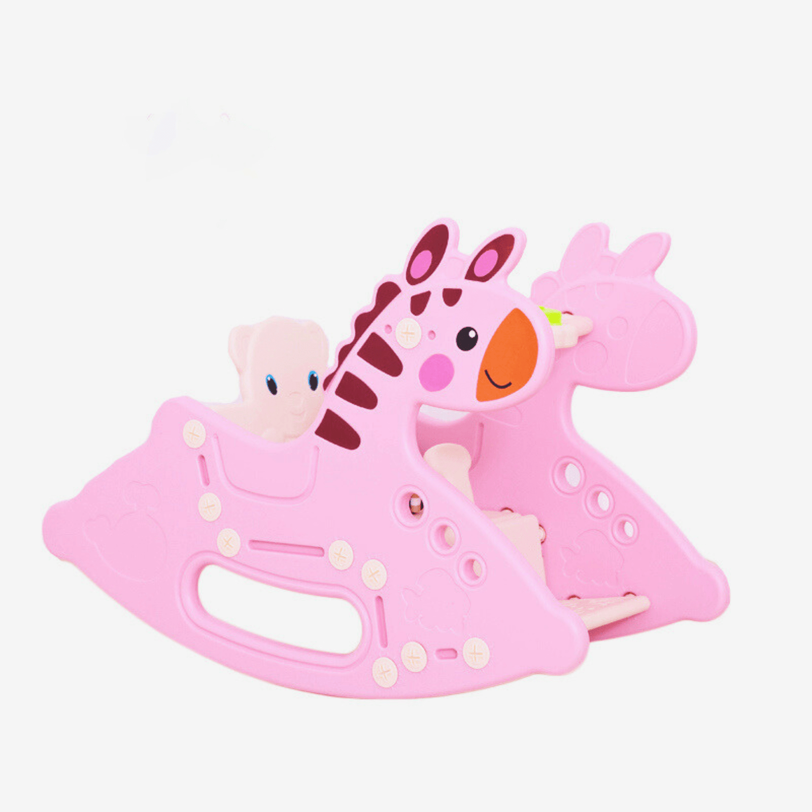 Toddlers' and Infants' Rocking Zebra Edition Chair - Pink.