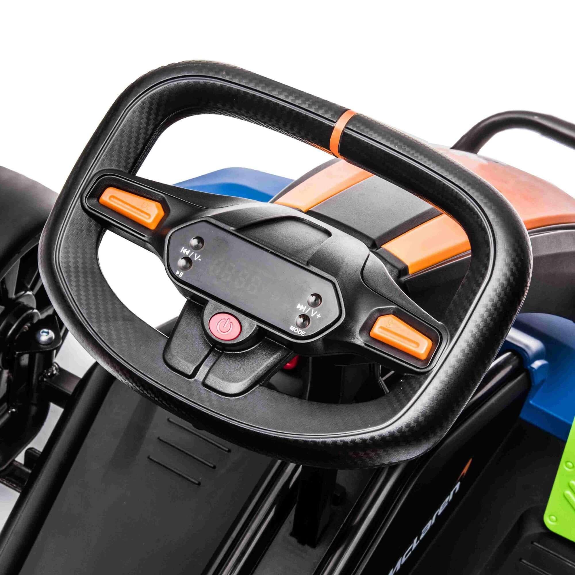24V McLaren Premium Edition Ride-On Drifting Go Kart for Big Kids.