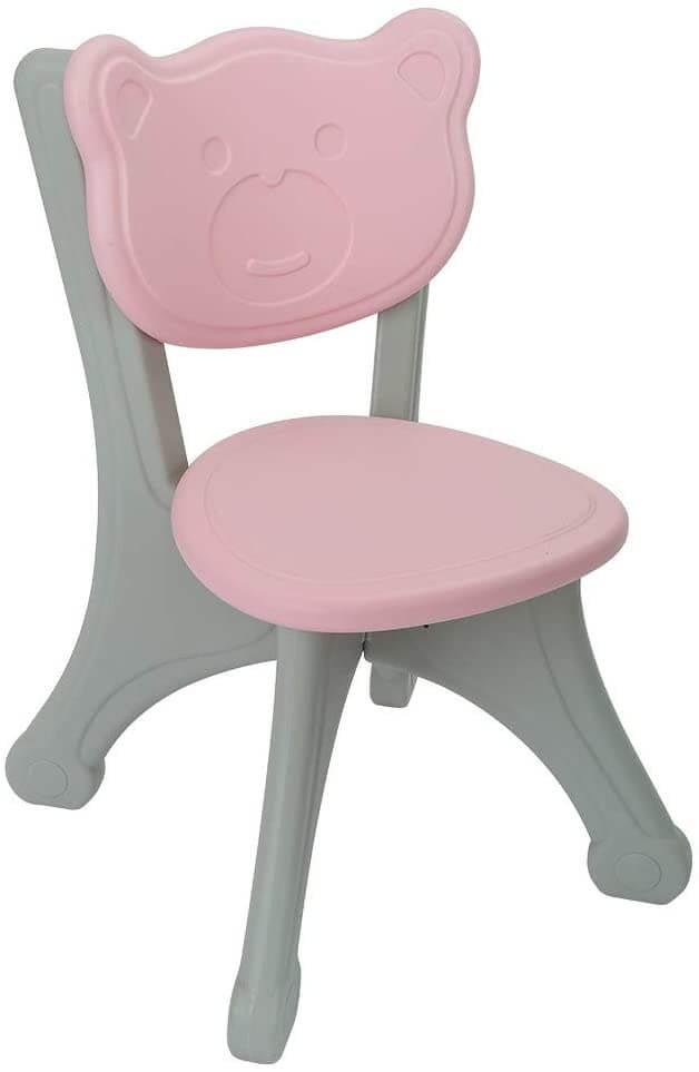 Kids & Toddlers Bear Edition Table & Chair Set W/ 2 Chairs and Storage Baskets.