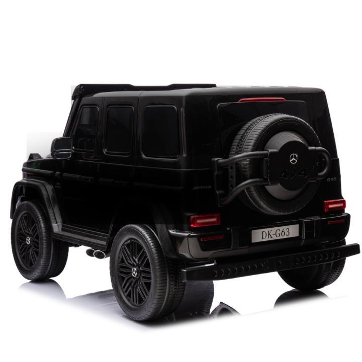 2x24V Platinum Matte Black Edition XXL 4x4 Mercedes G63 Kids' Ride on SUV W/ MP4, EVA Rubber Wheels & RC.