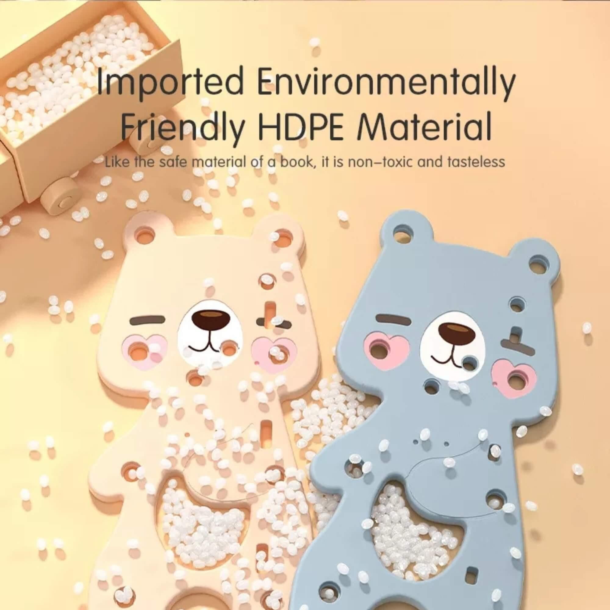 Kids and Toddlers Bear Edition Mini Toy Storage / Organizer with Bins.