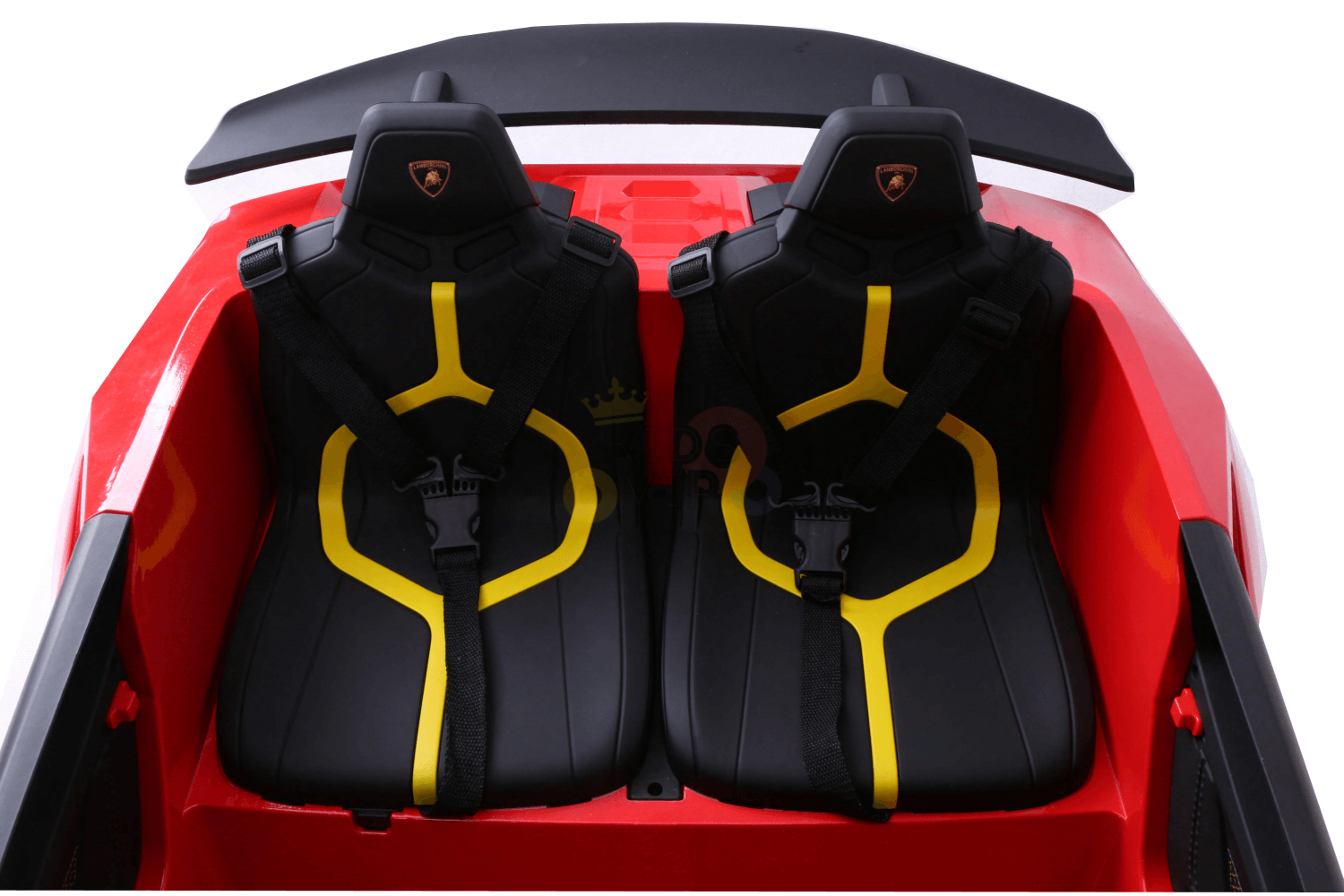 Red 24V Lamborghini Huracan 4x4/AWD 2-Seater Licensed Ride-On Car W/ EVA Rubber Wheels, Music, RC.