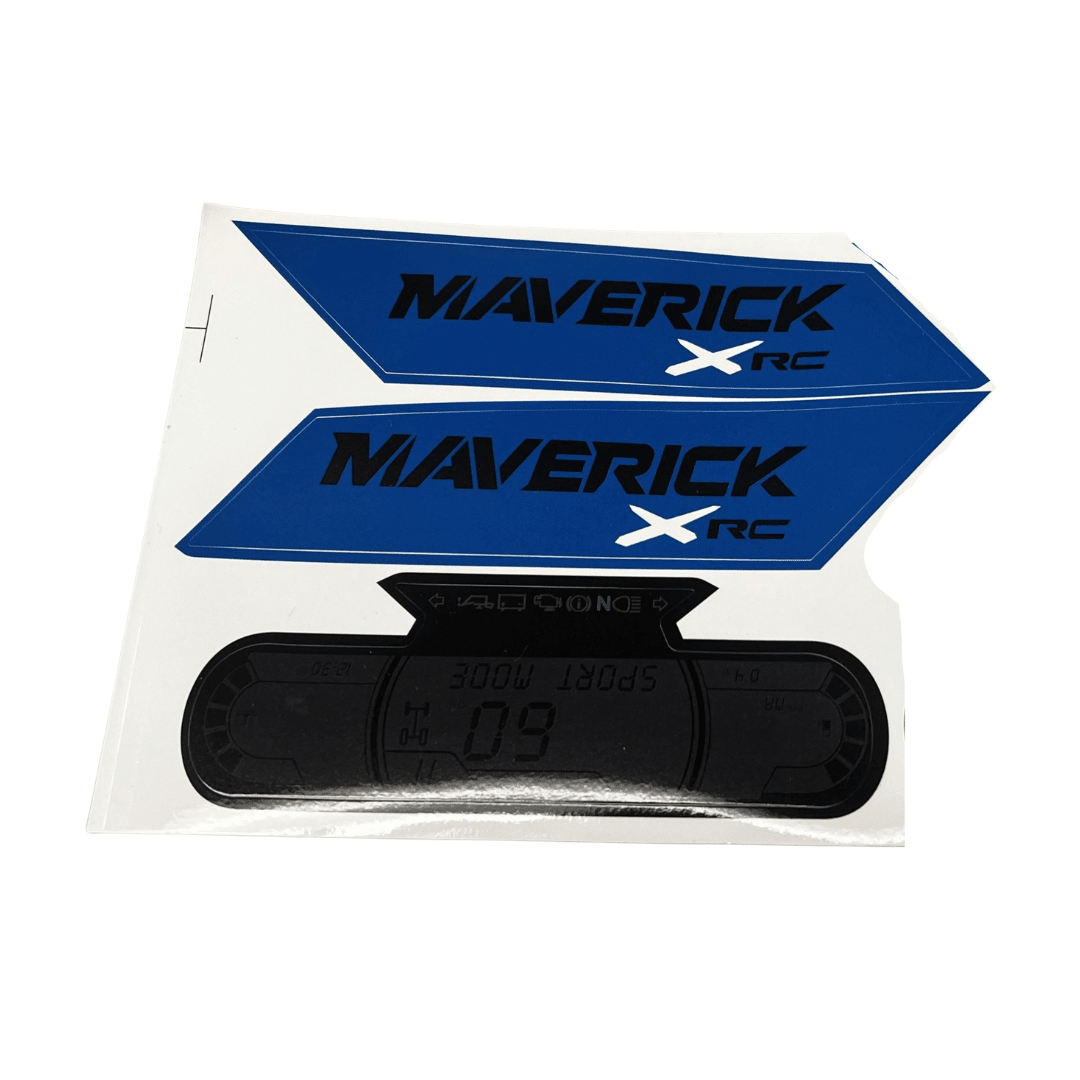 12V/24V Can-Am Maverick - Blue Stickers.
