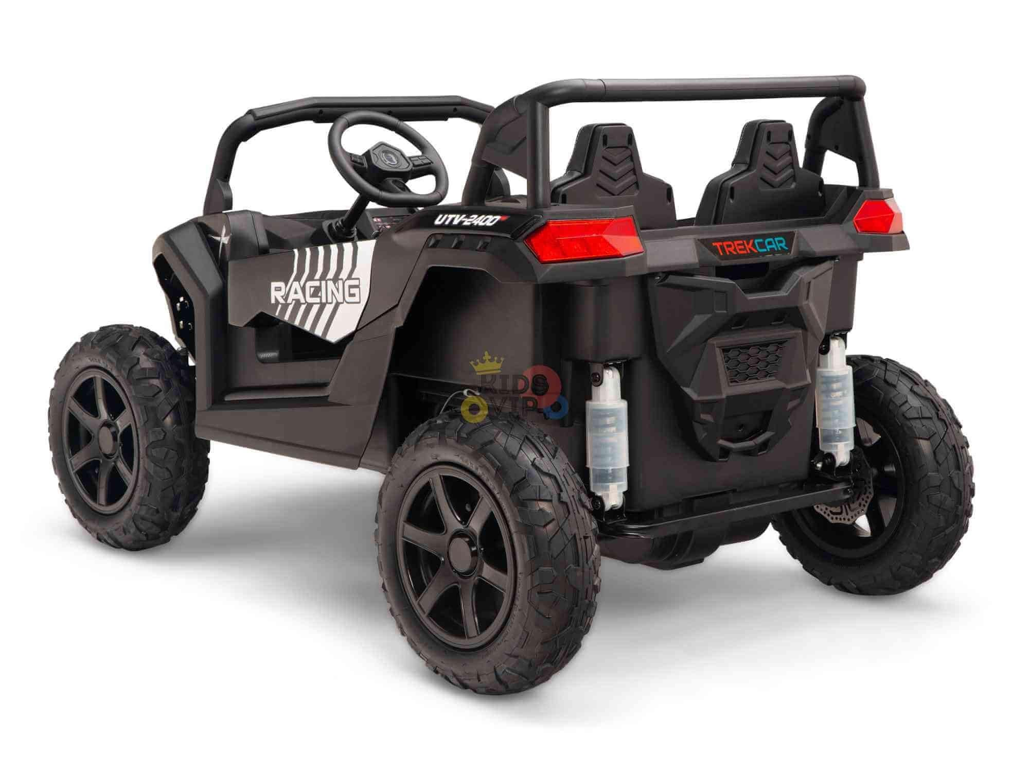 Black Heavy Duty 24V 14Ah Blade XR Edition XXL 2-Seater Ride-On Buggy W/ 180W Brushless Motor, Inflatable Tires & BT (No RC).