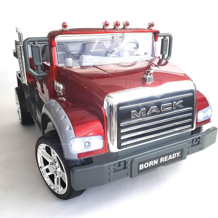 12V Mack Truck - Eco Leather Seat.
