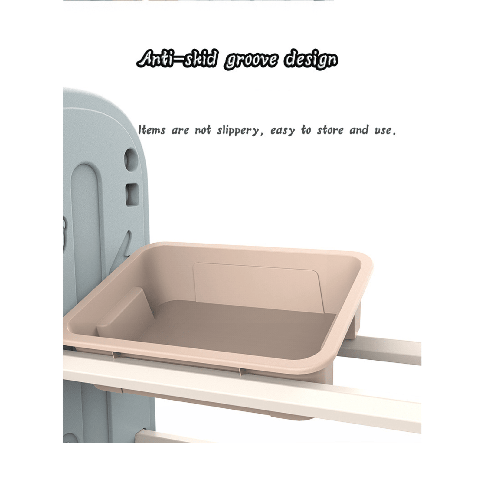 Kids and Toddlers Toy Storage / Organizer with Bins and Bookshelves.