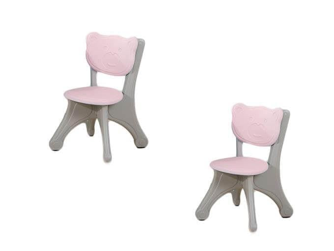 Kids & Toddlers Bear Edition Chair Set of 2 Chairs - Pink.
