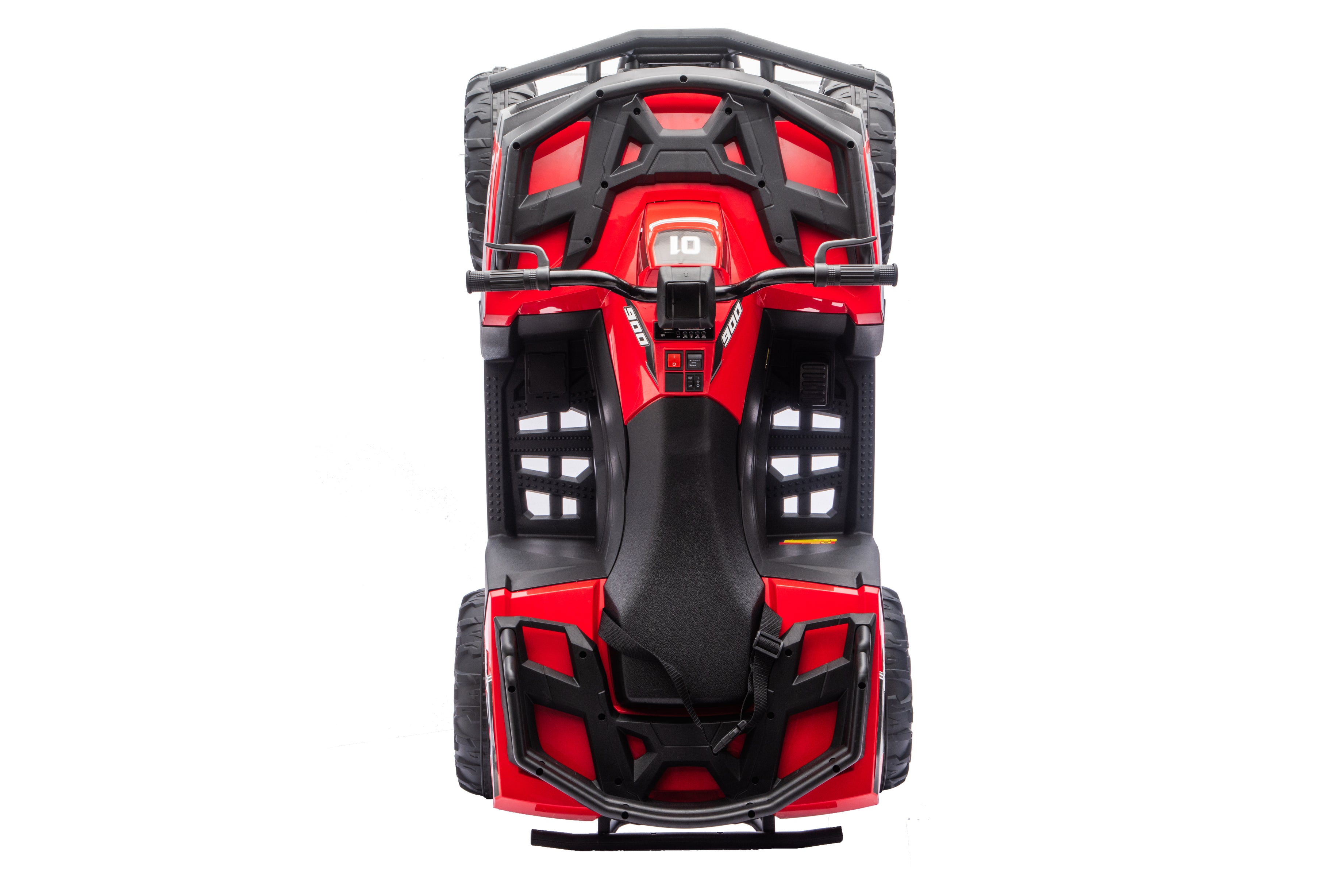 Titan Pro Edition 24V Kids Electric ATV with 200W Brushless Motor, Rubber Inflatable Wheels & Leather Seat