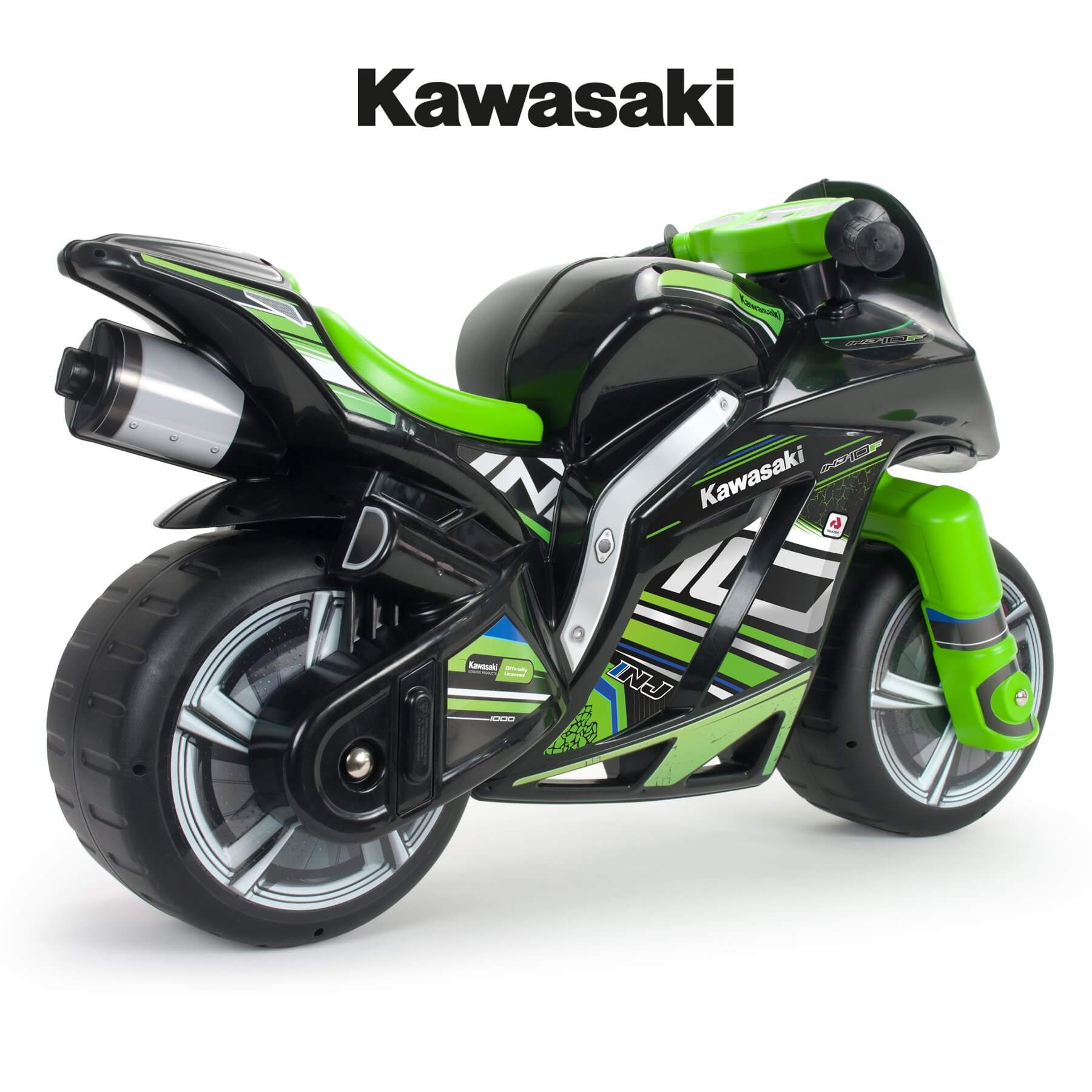 INJUSA | Kawasaki Balance Bike | Licensed Winner Edition image 2
