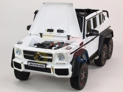 XXL 6X6/6WD Edition Mercedes G63 Kids Ride on Truck,2x12V, Eva Wheels, Leather Seats, RC image 15