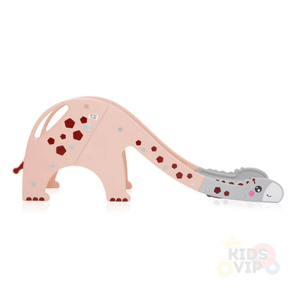 Kids, Toddlers and Baby Indoor/Outdoor Giraffe Slide with Full Step and Basketball Ring image 7