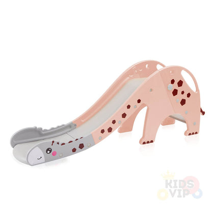 Kids, Toddlers and Baby Indoor/Outdoor Giraffe Slide with Full Step and Basketball Ring image 5