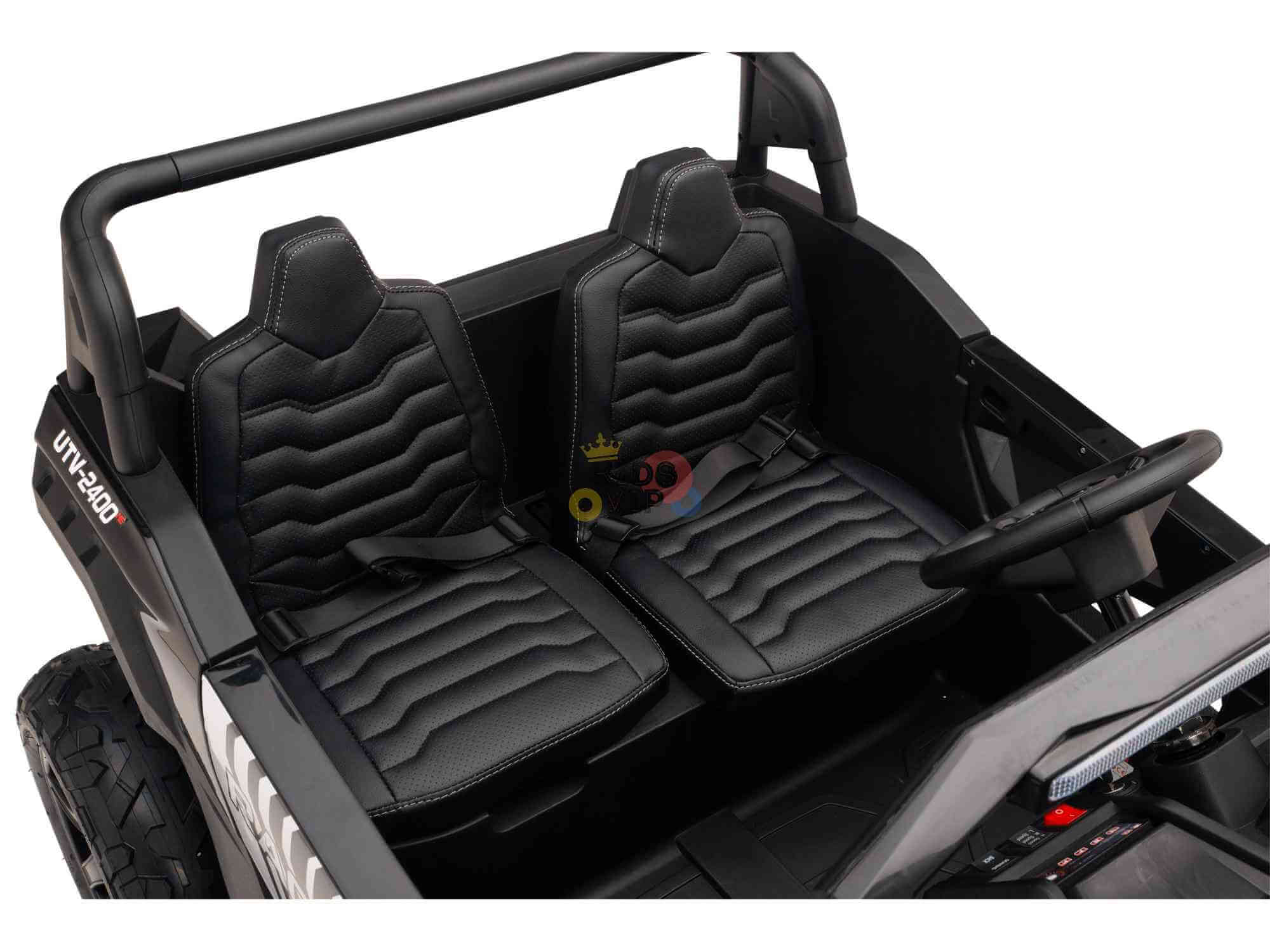 Black Heavy Duty Blade XR Edition 2-Seater 24V/180W Ride-On Buggy, Brushless Motor, Inflatable Tires, No RC image 4