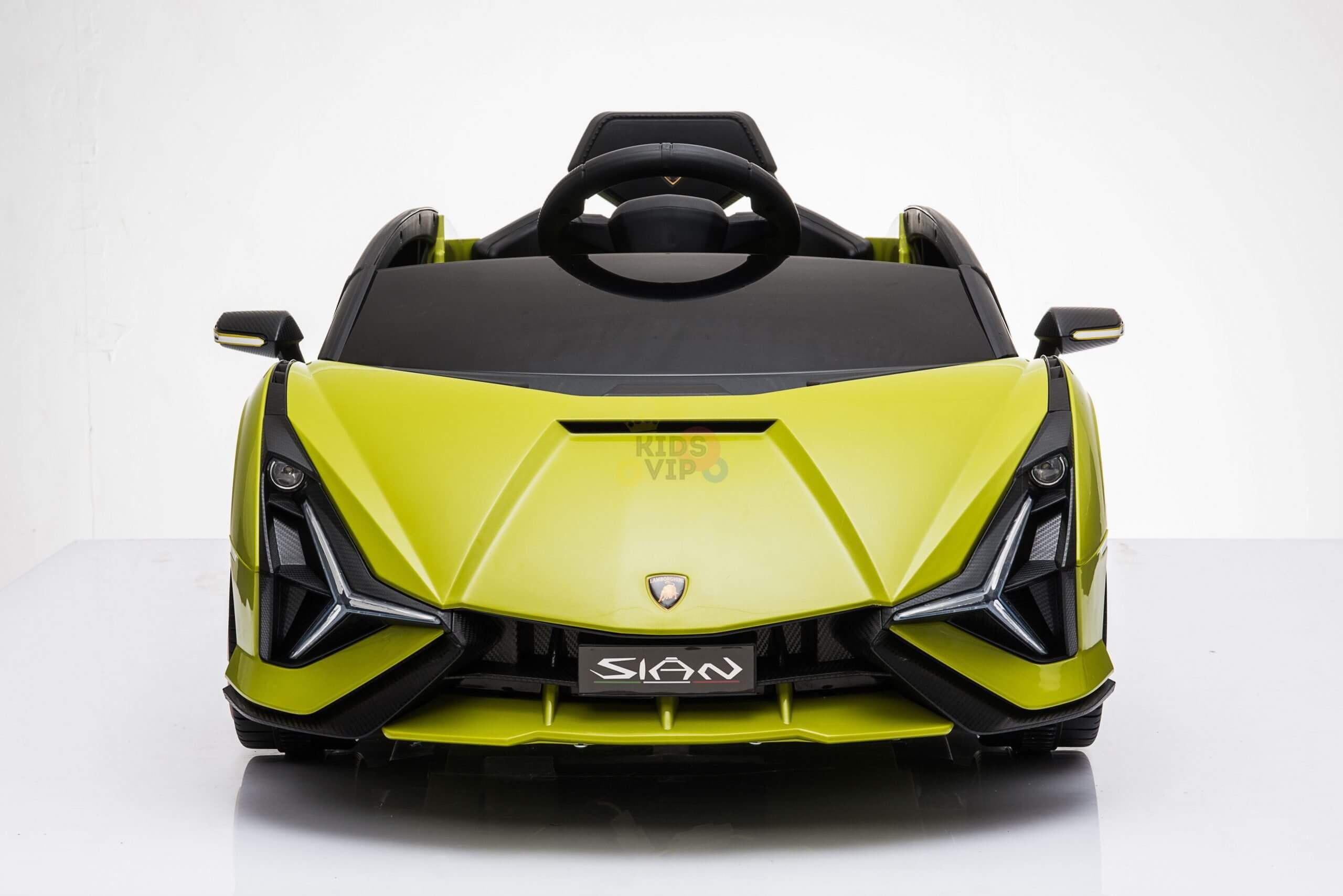 Limited Edition Lamborghini Huracan 1-Seater 12V Toddlers' and Kids' Ride-on Car w/ Rubber Wheels, Leather Seat w/ Seatbelt, Rocking Hydraulics, USB, BT, Parent RC - KIDS VIP image 0