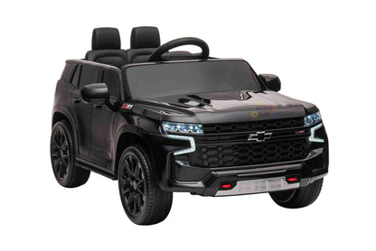 Officially Licensed Chevrolet Tahoe 1-Seater 12V Toddlers' And Kids' Ride-On Truck w/ Rubber Wheels, Leather Seats, USB, SD, MP3, BT, Parent RC - KIDS VIP image 6