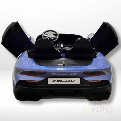 2 Seater Licensed Sport Edition Maserati MC20 24V Kids Ride-on Car With 4x4 and RC - Cornflower Blue image 14
