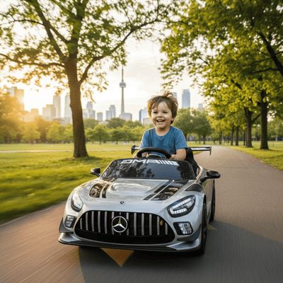 Silver, Complete Sport 12V Official Mercedes-Benz GT3, RC.
